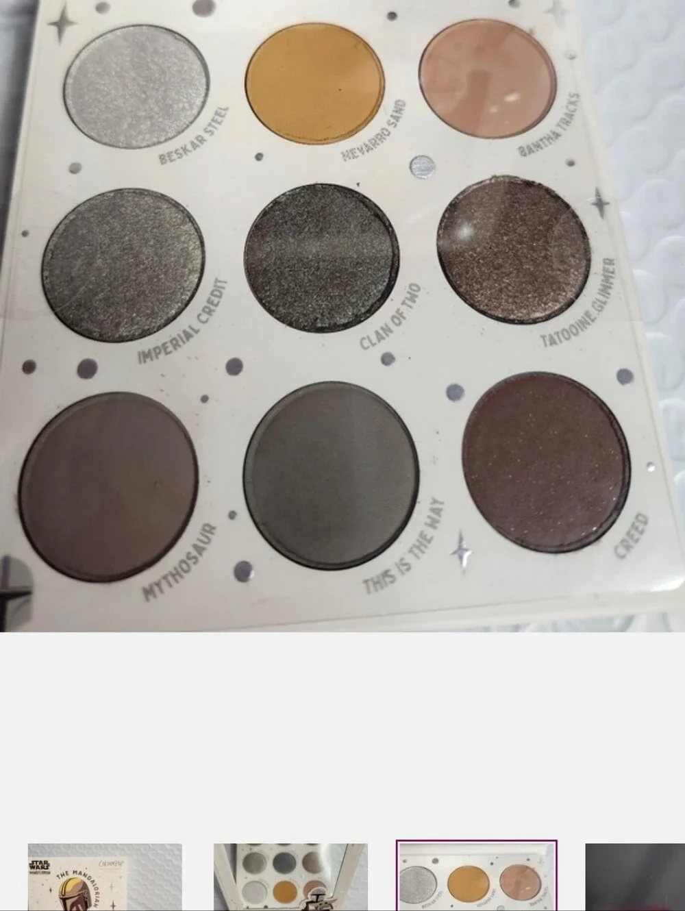 ✨️NWT COLORPOP MANDORLIAN EYE SHADOW PALLETTE/ MIRROR/ 9 STUNNING COLORS✨️✨️